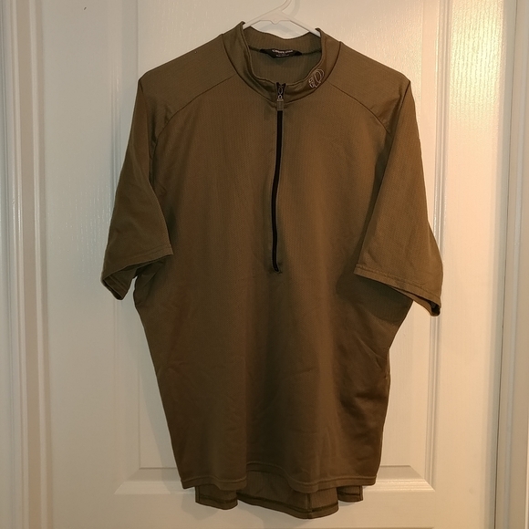 Pearl Izumi Men's XL Cycling Jersey Short Sleeve Olive Green Half Zip - Picture 5 of 9